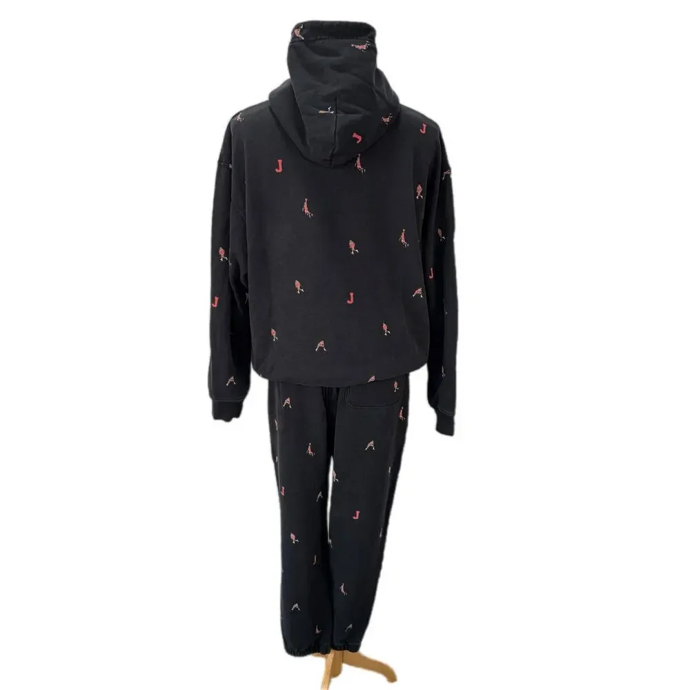 Air Jordan Essentials AOP Hoodie and Jogger Pants - Men's XL